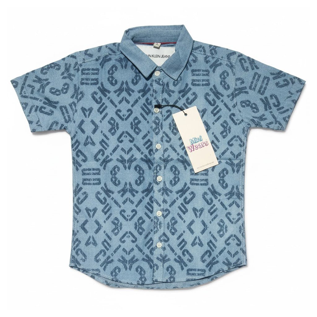 Ck Half Sleeve Shirt - Miniwears