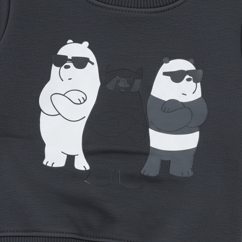 Cool Bears Dark Gray Tracksuit - Miniwears