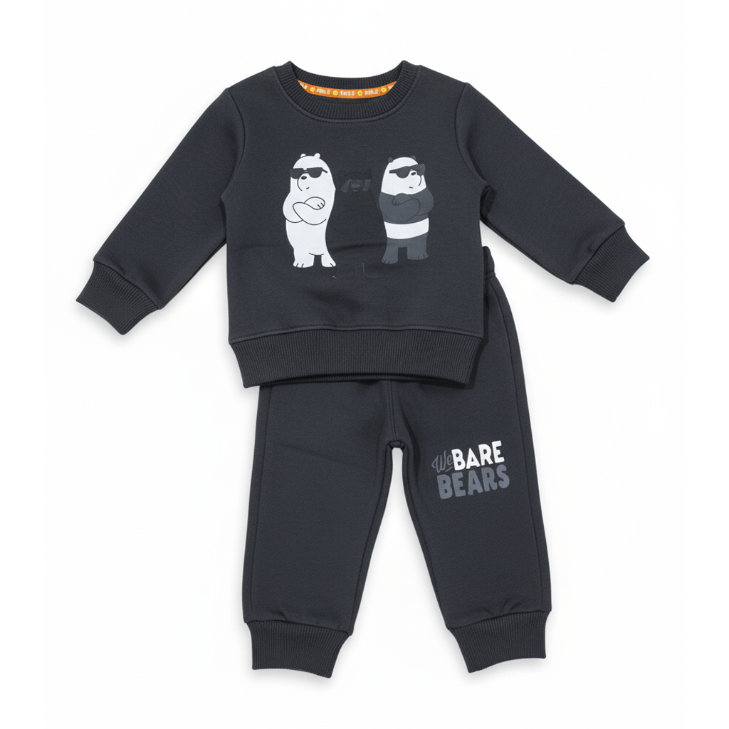 Cool Bears Dark Gray Tracksuit - Miniwears