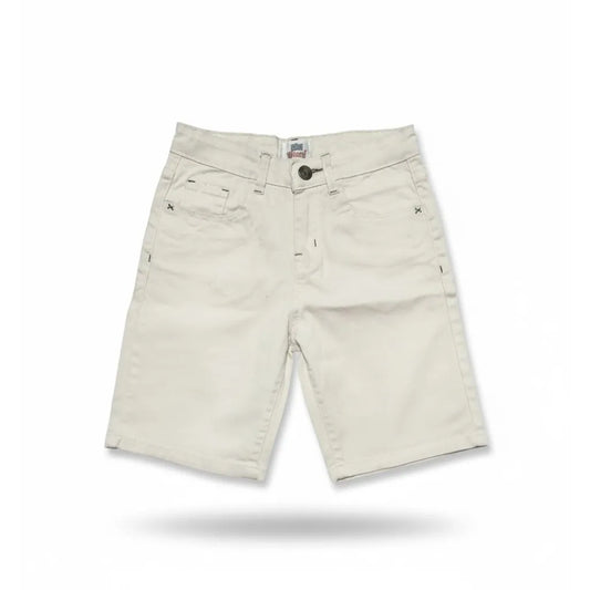 Cream White Shorts - Miniwears