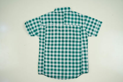 Sea Green Checked Shirt - Miniwears