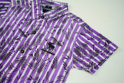 Purple Colored Cotton Dress Shirt - Miniwears