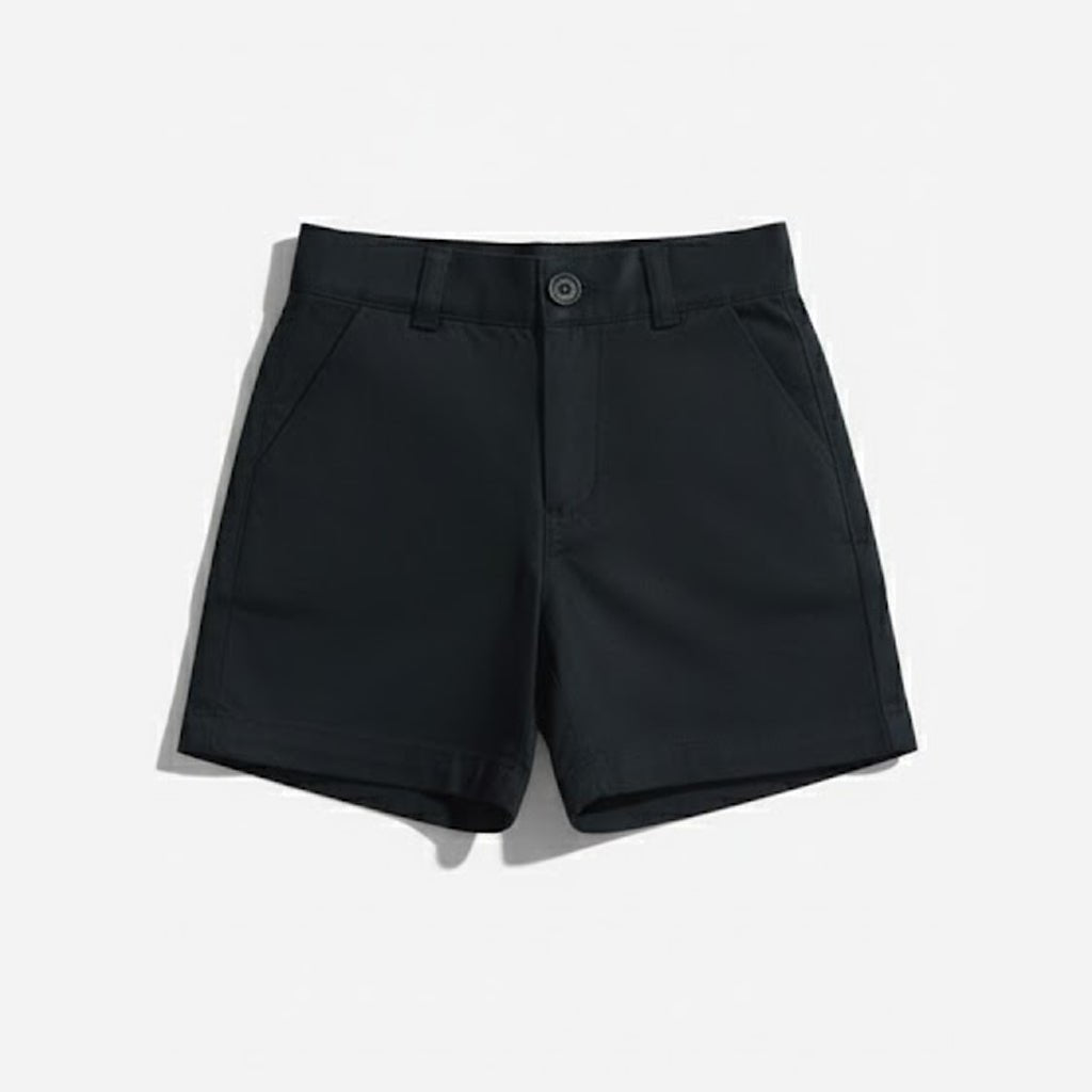Dark Black Mini Shorts - Miniwears