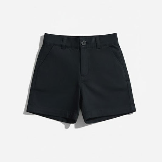 Dark Black Mini Shorts - Miniwears