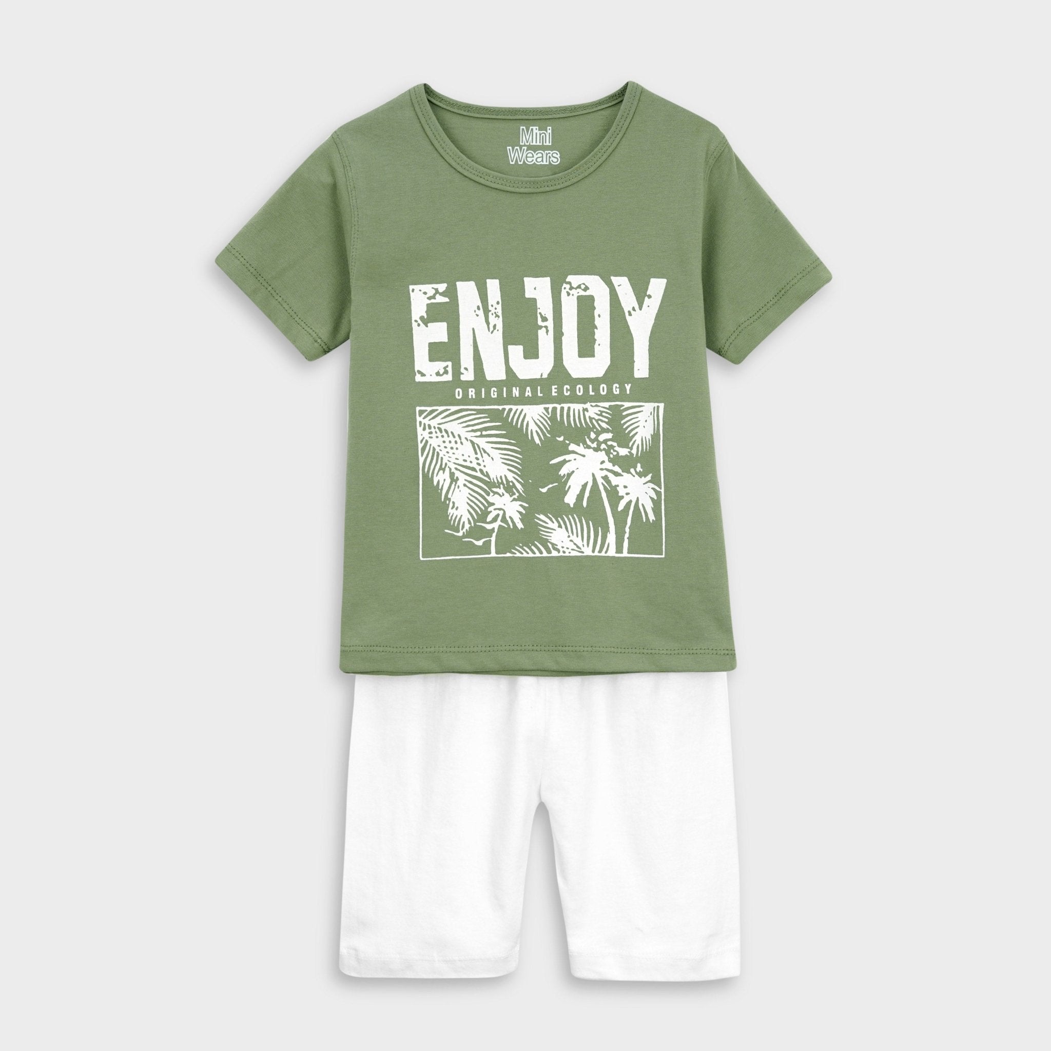 Enjoy Original Ecology T-Shirt & Short Set - Miniwears