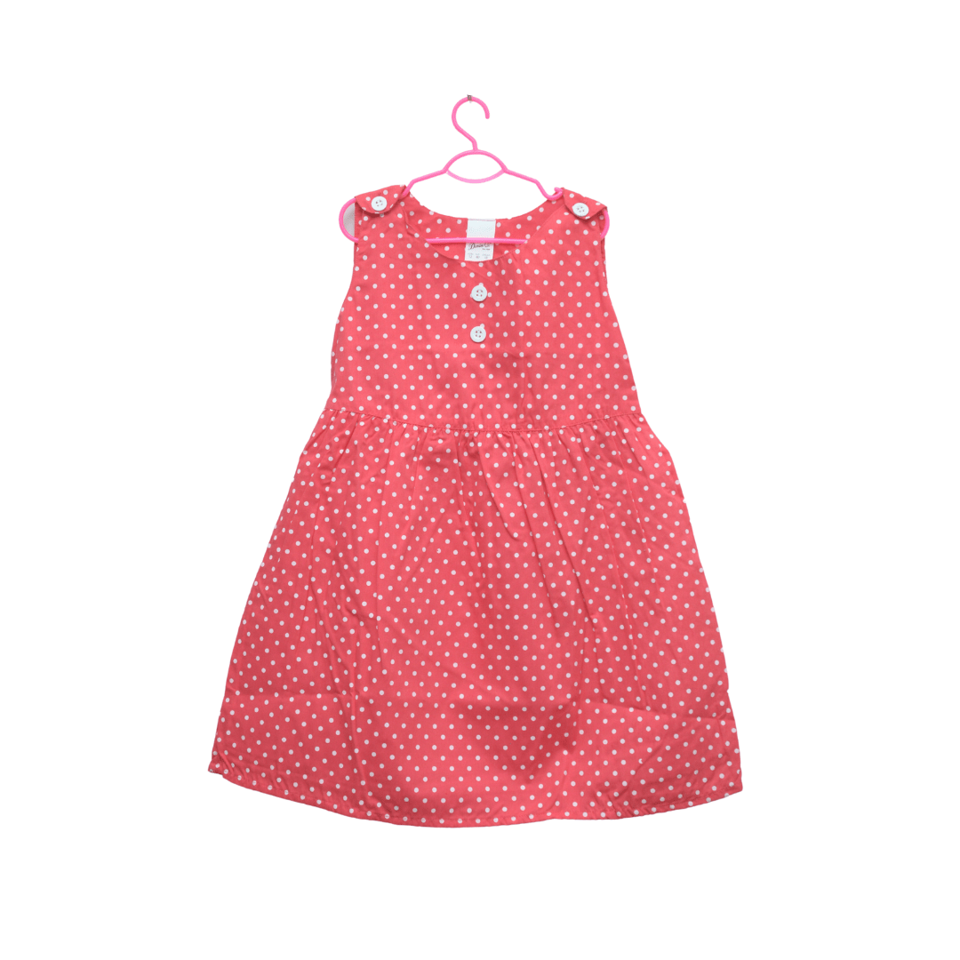 Girls Pink Polka Dot top - Miniwears
