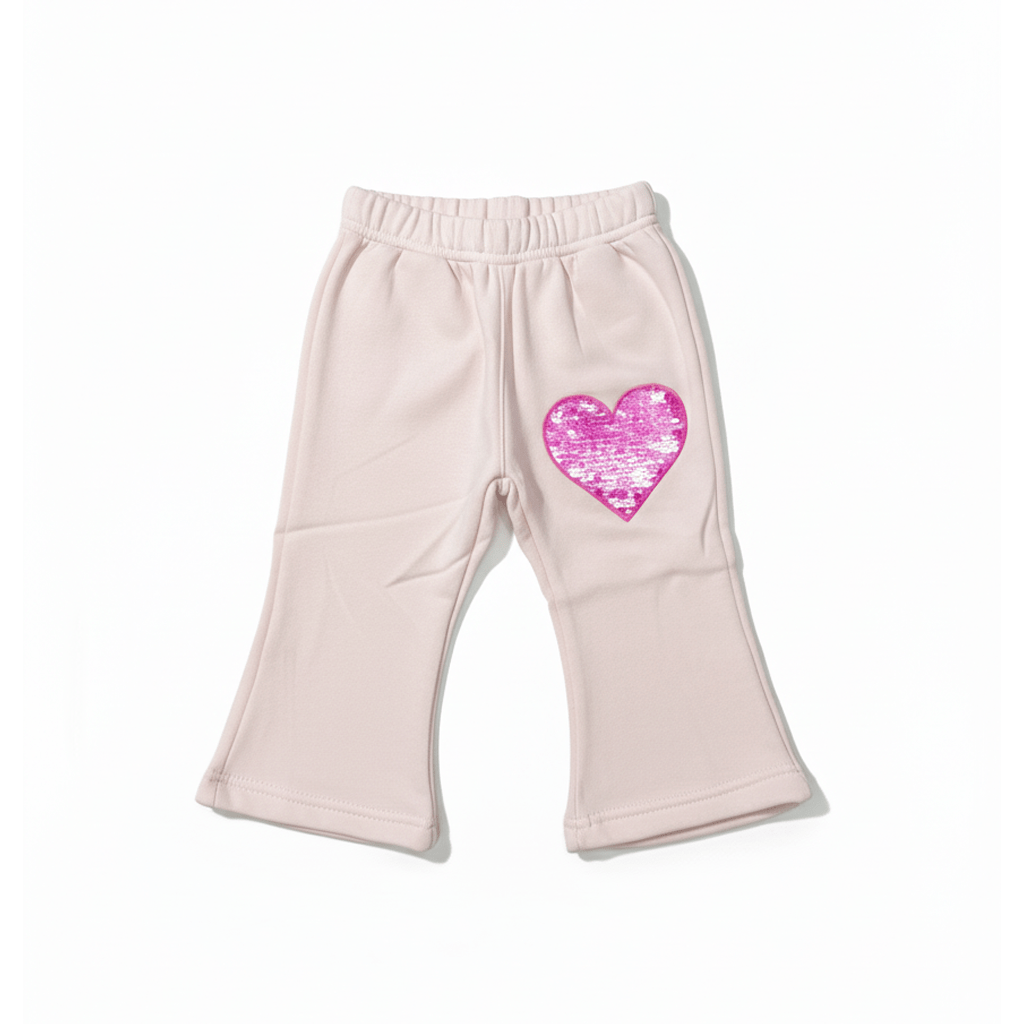 Heart Baby Pink Tracksuit - Miniwears