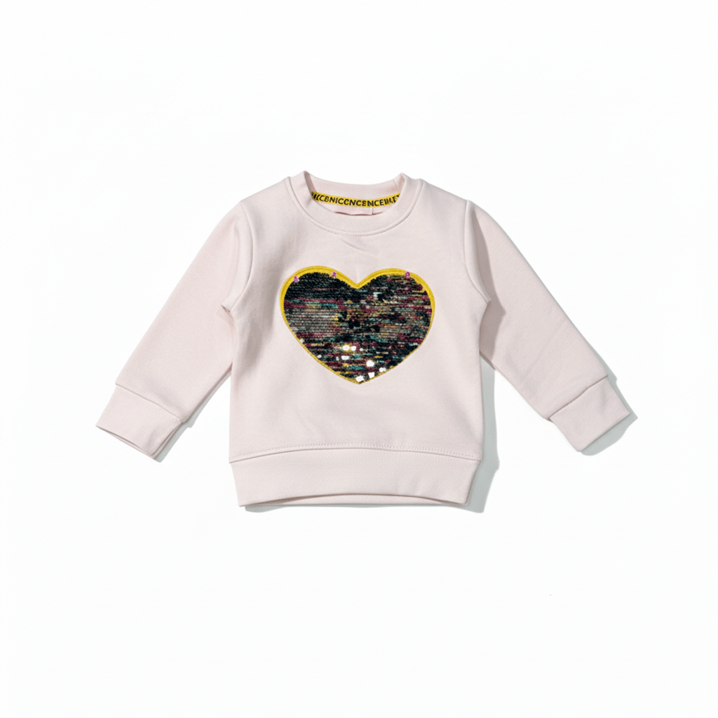 Heart Baby Pink Tracksuit - Miniwears