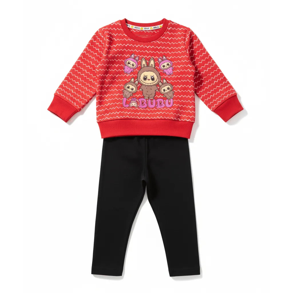 Labubu Red Tracksuit - Miniwears