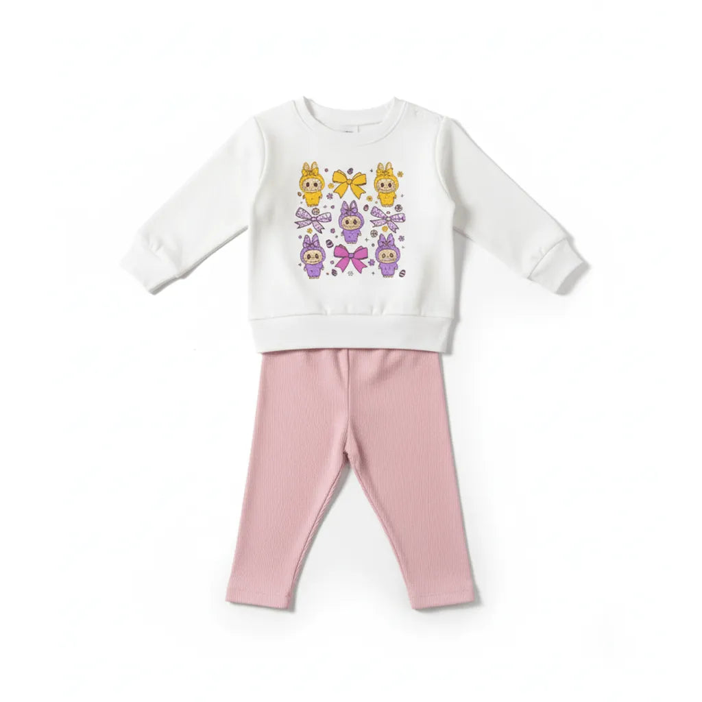 Labubu Sweet Pink Tracksuit - Miniwears