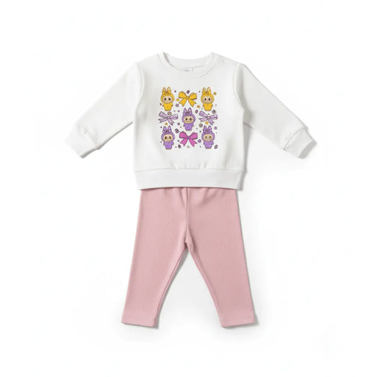 Labubu Sweet Pink Tracksuit - Miniwears