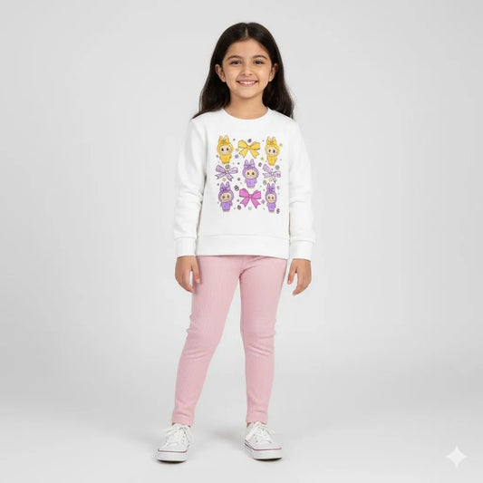 Labubu Sweet Pink Tracksuit - Miniwears