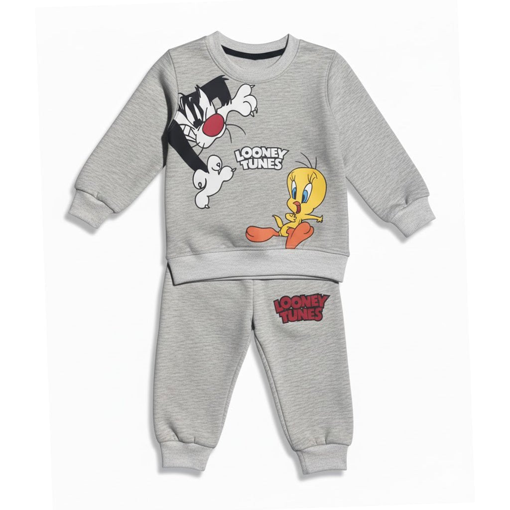 Looney Tunes Grey Tracksuit - Miniwears