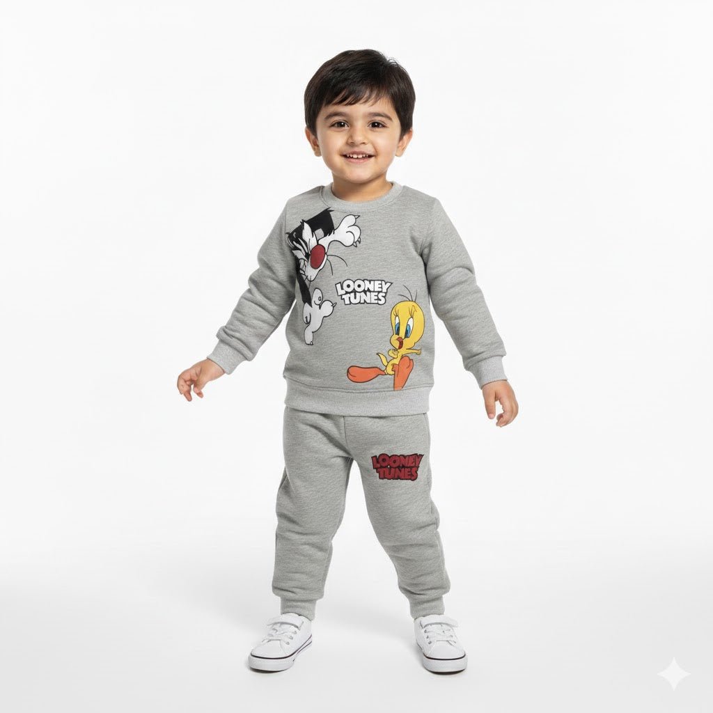 Looney Tunes Grey Tracksuit - Miniwears