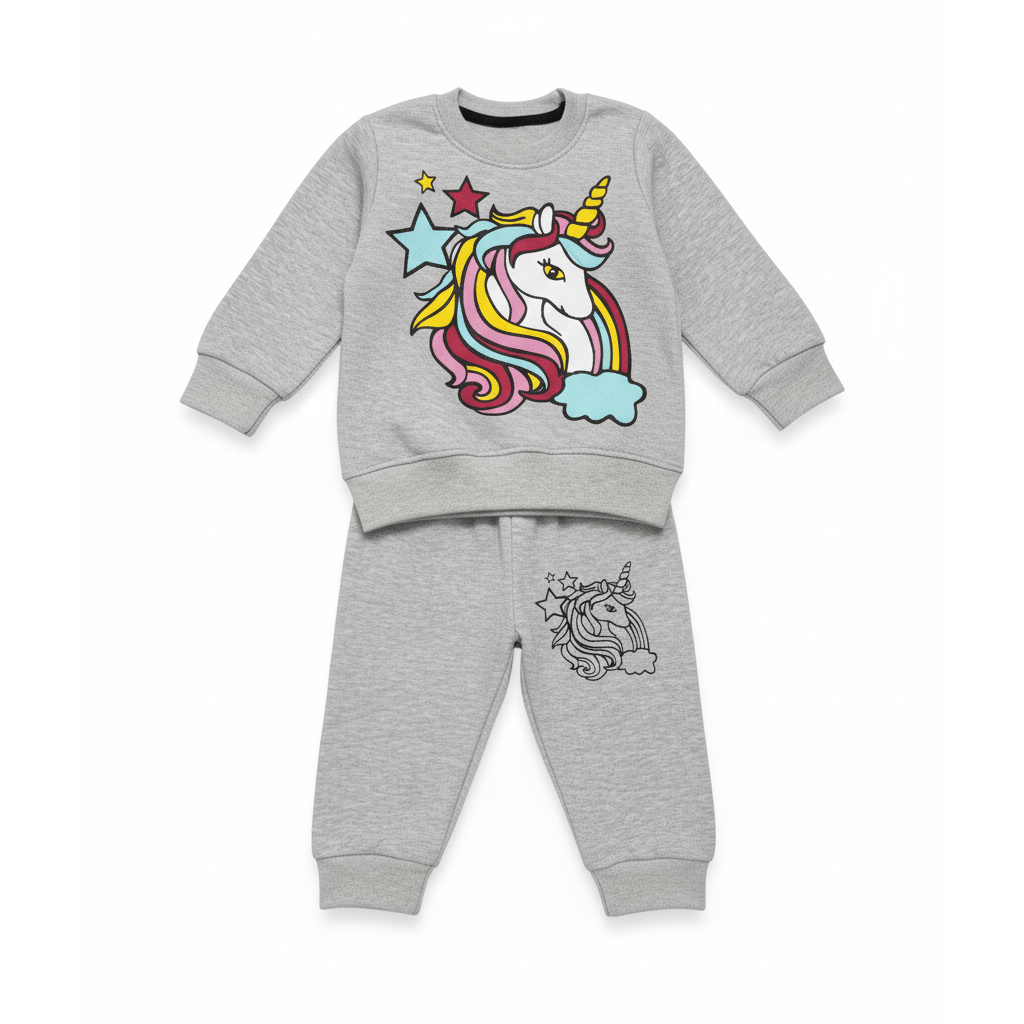 Magical Unicorn Grey Tracksuit - Miniwears