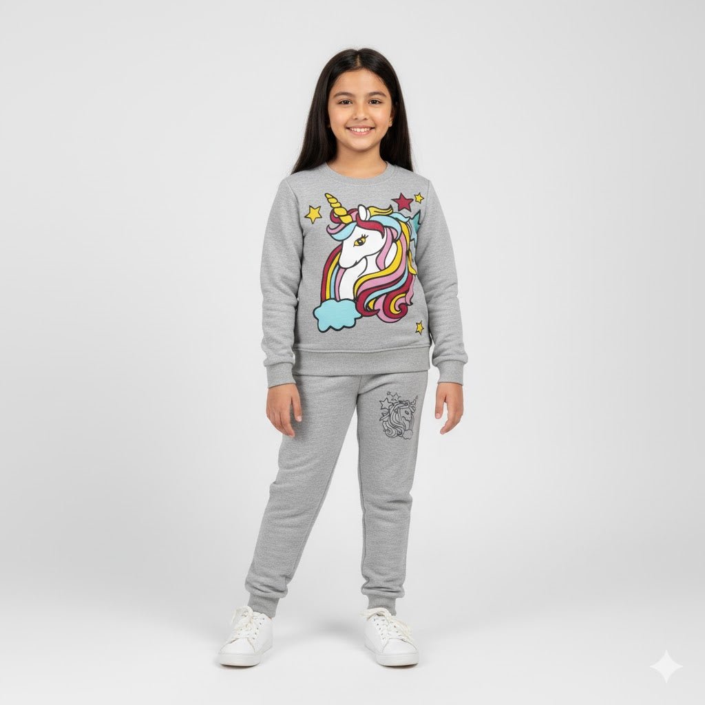 Magical Unicorn Grey Tracksuit - Miniwears