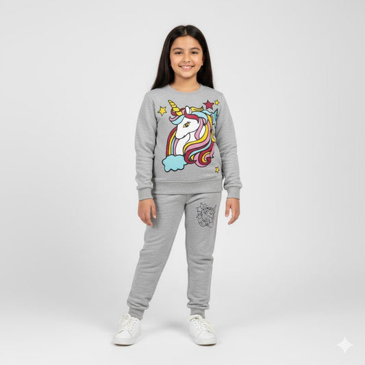 Magical Unicorn Grey Tracksuit - Miniwears