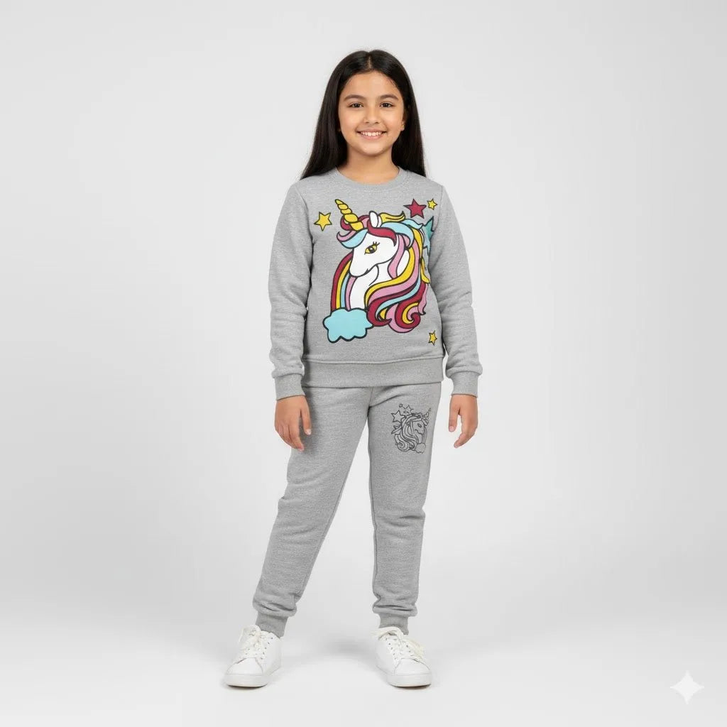 Magical Unicorn Grey Tracksuit - Miniwears