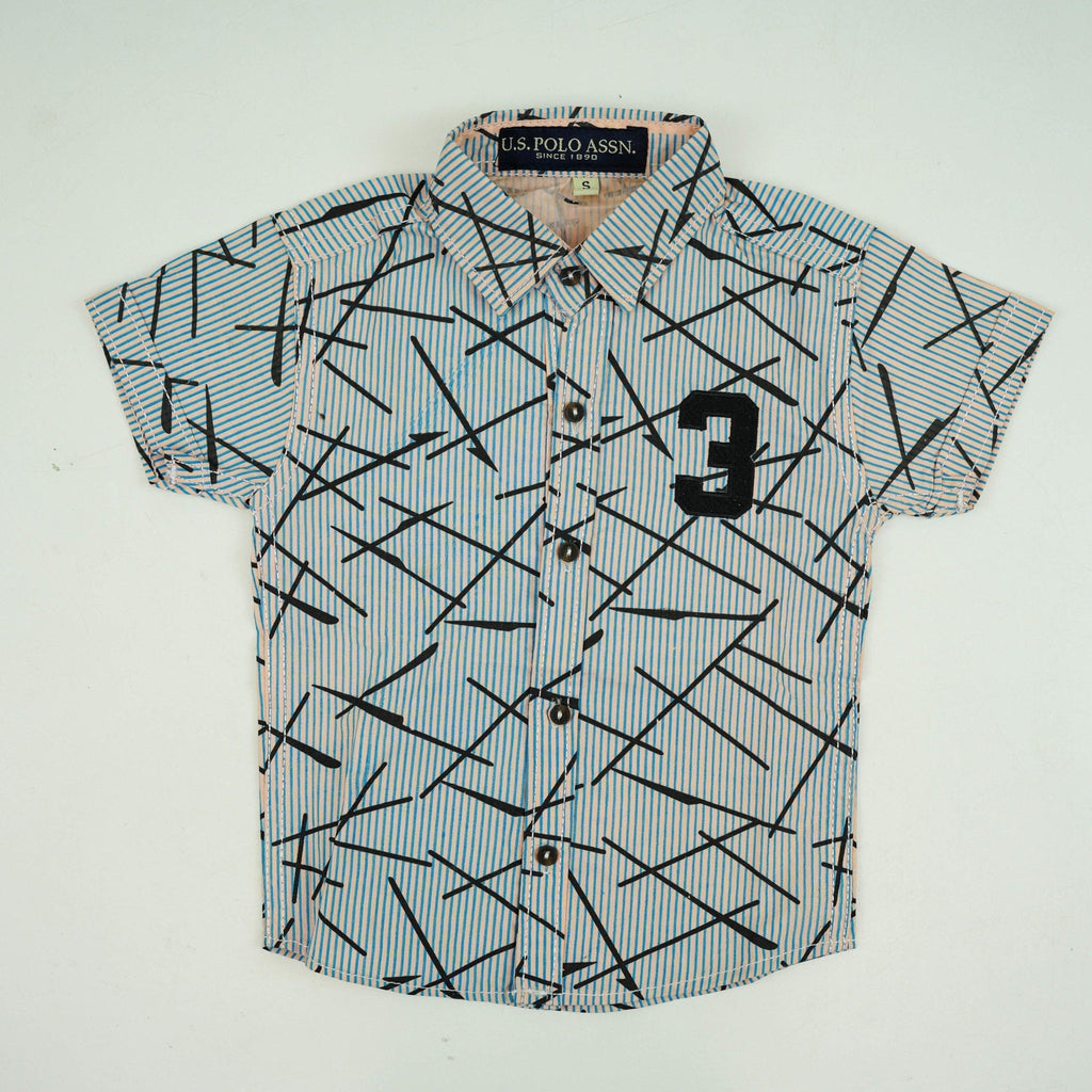 Multicolored Cotton Dress Shirt - Miniwears