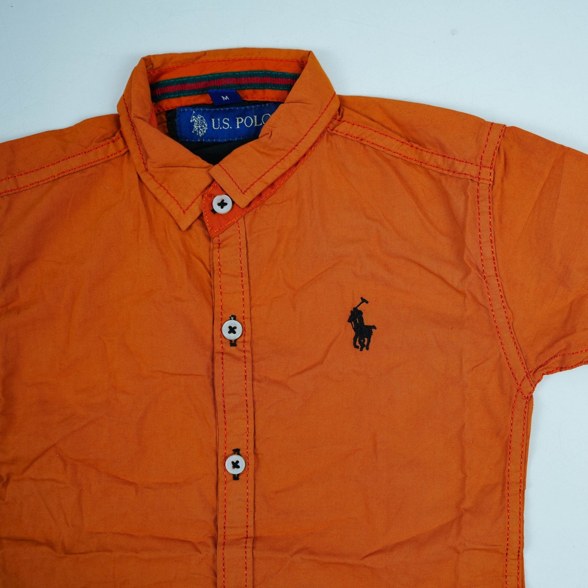 Orange Polo Shirt For Boys - Miniwears