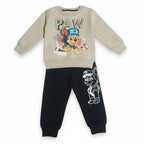 Paw Patrol Cream And Black Tracksuit - Miniwears