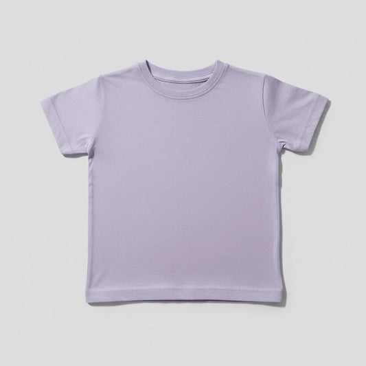 Plain Light Purple T-Shirt - Miniwears