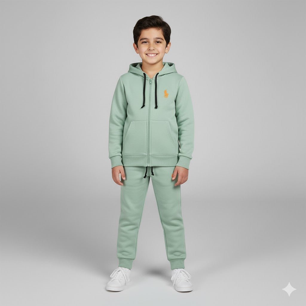 Polo Green Tracksuit - Miniwears