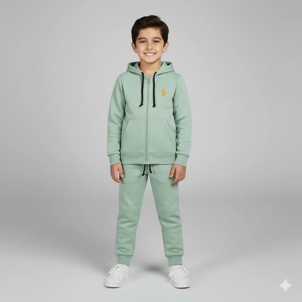 Polo Green Tracksuit - Miniwears