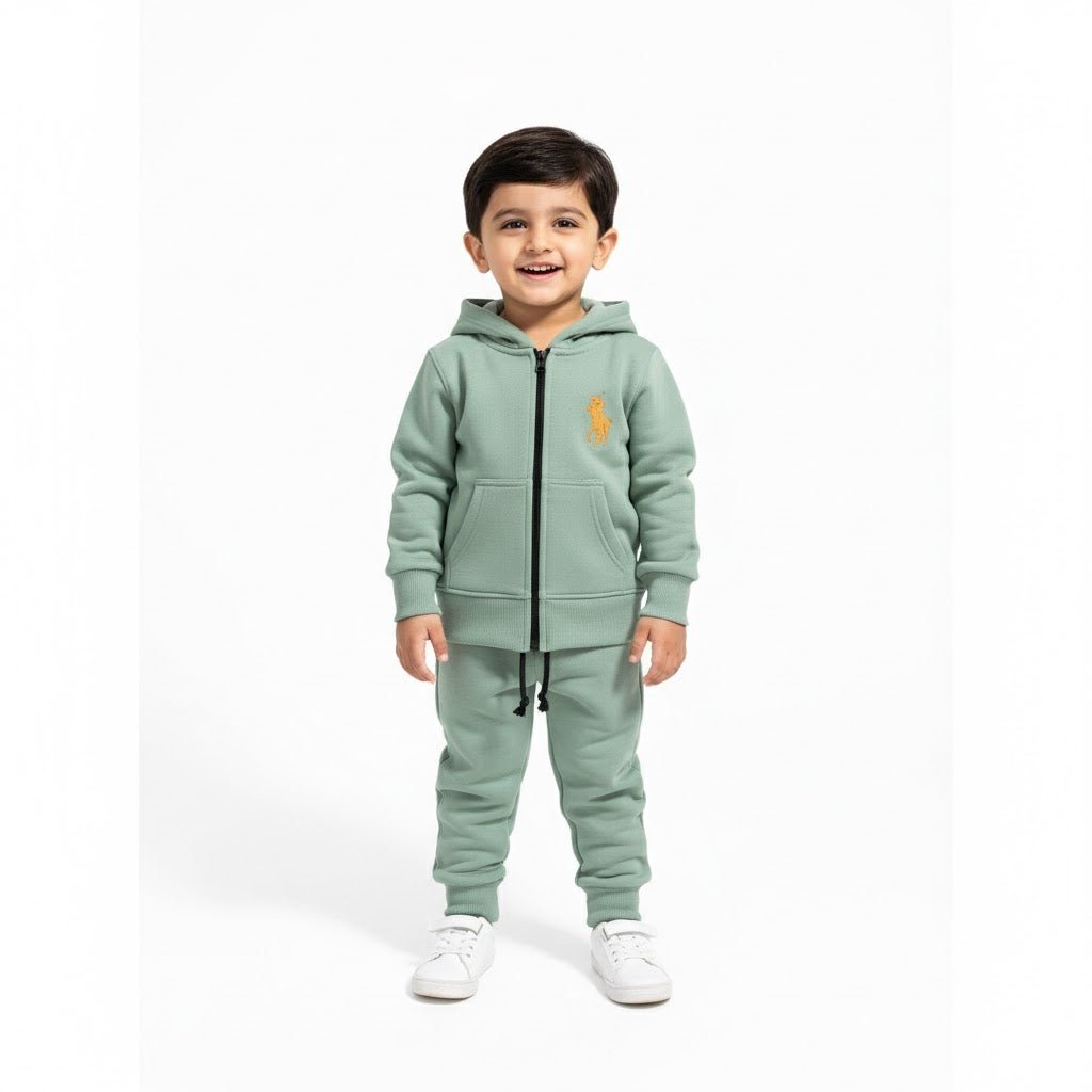 Polo Green Tracksuit - Miniwears