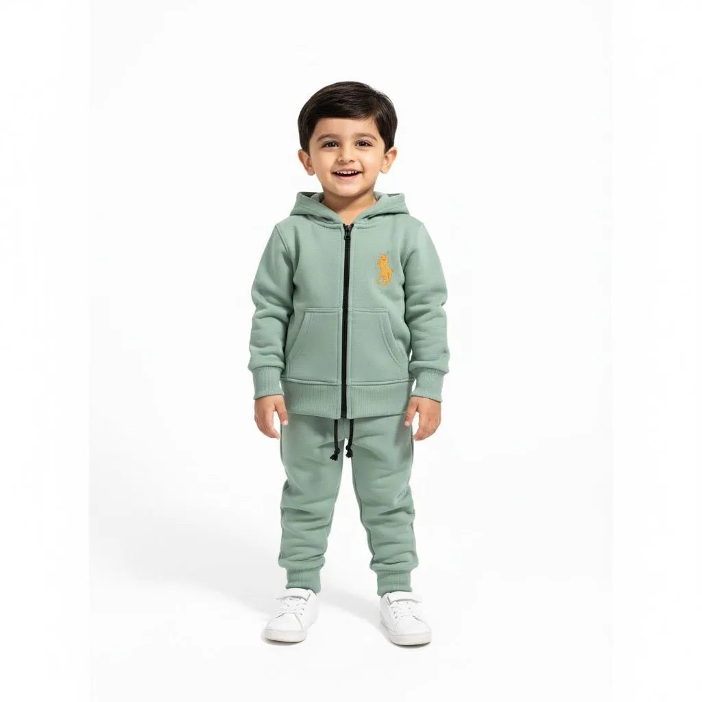 Polo Green Tracksuit - Miniwears