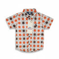 Polo Orange Box Half Sleeve Shirt - Miniwears