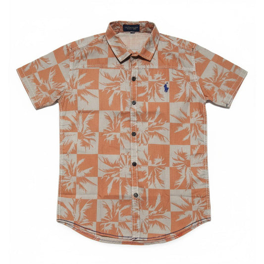Polo Orange Tree Half Sleeve Shirt - Miniwears