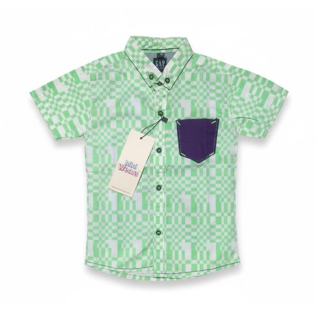 Polo Pocket Half Sleeve Shirt - Miniwears