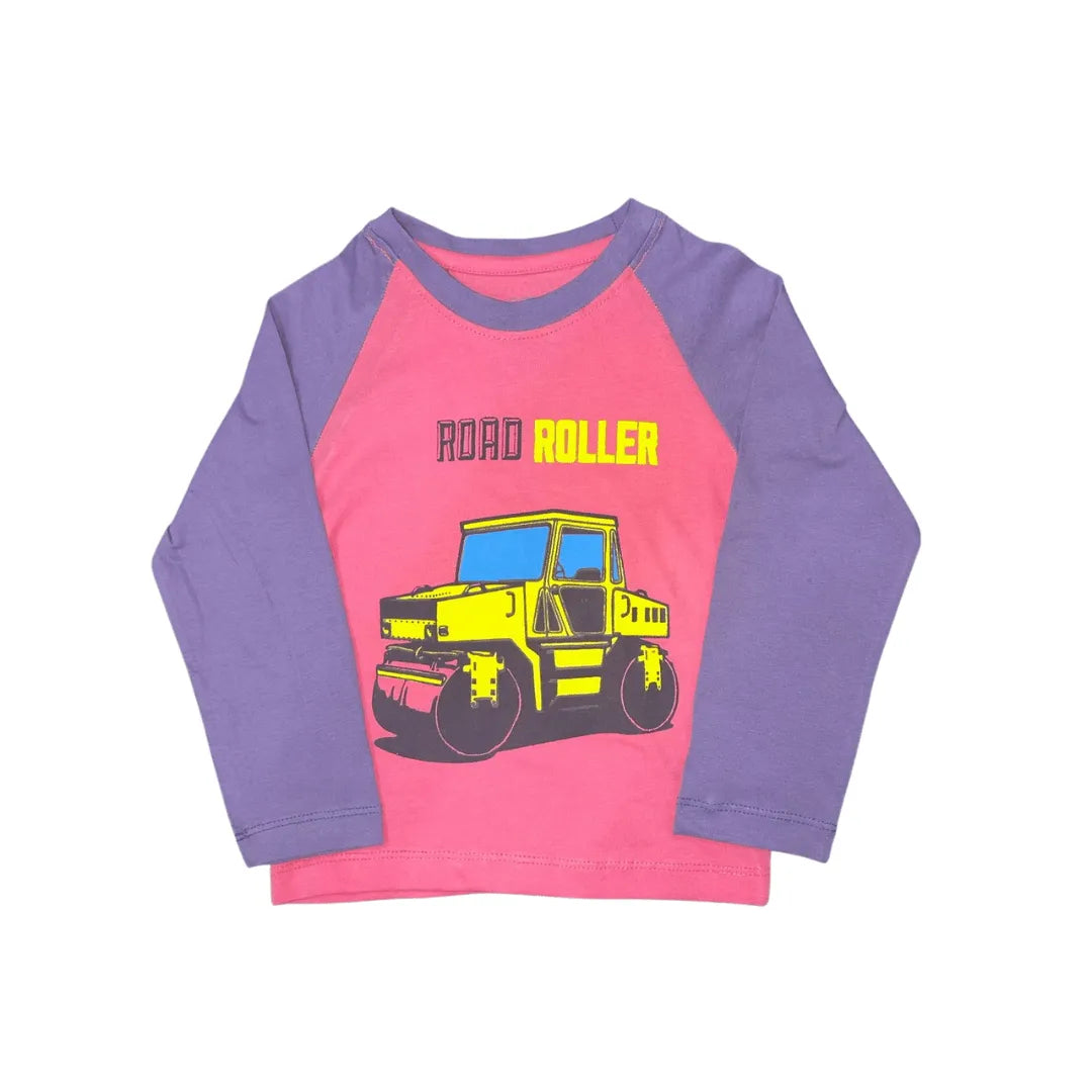 Purple Car Multicolored Tshirt - Miniwears