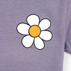 Purple Flower T-Shirt & Trouser Set - Miniwears