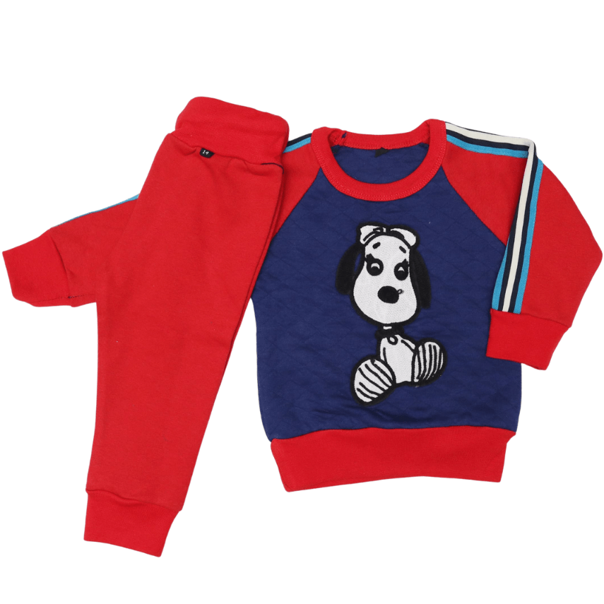 Quilted fleece Cartoon Tracksuit - Miniwears