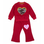 Red Heart Tracksuit - Miniwears