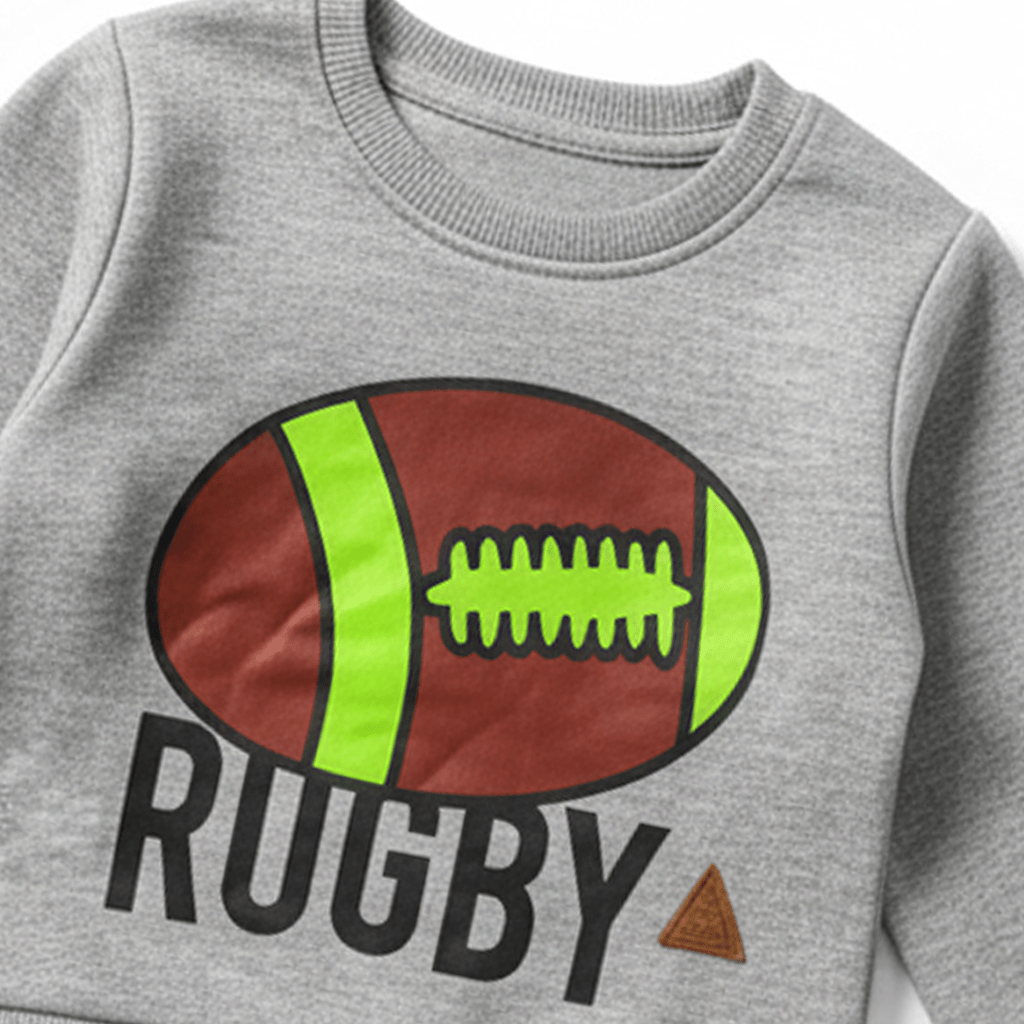 Rugby Fan Grey Tracksuit - Miniwears