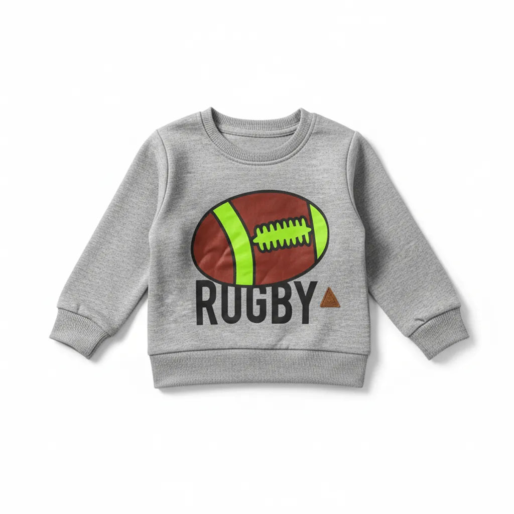 Rugby Fan Grey Tracksuit - Miniwears