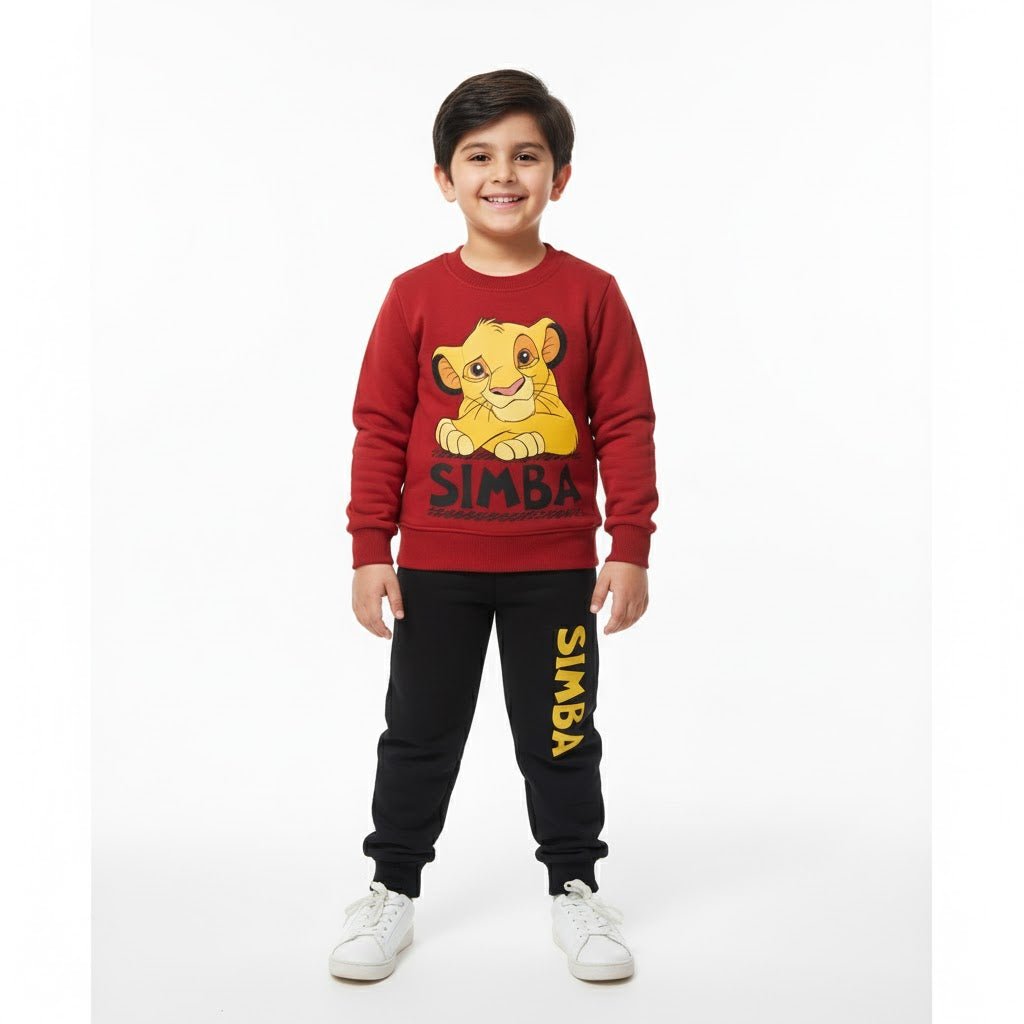 Simba Red Black Tracksuit - Miniwears