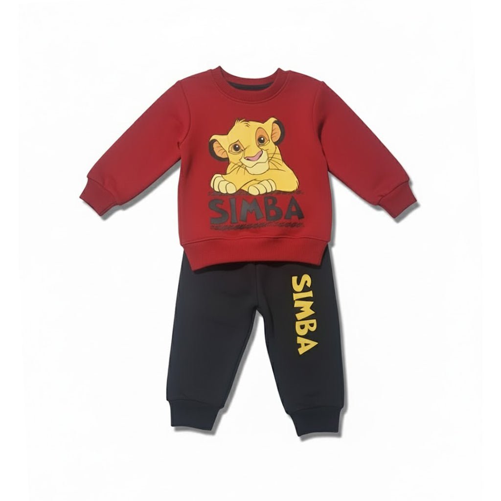 Simba Red Black Tracksuit - Miniwears