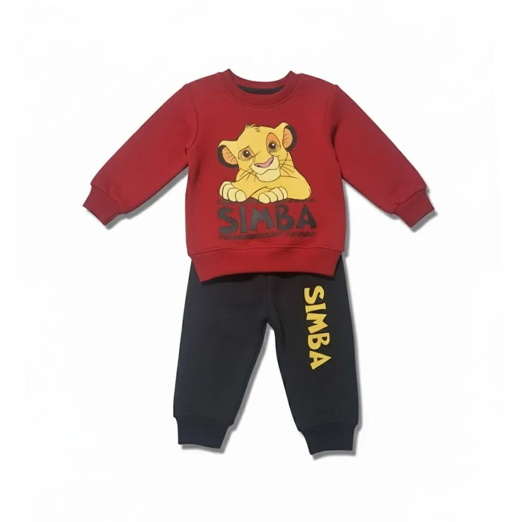 Simba Red Black Tracksuit - Miniwears