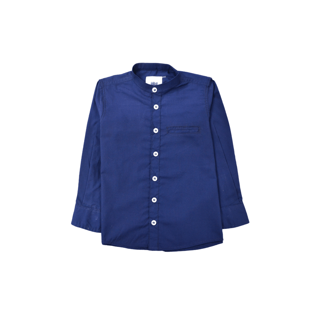 Simple colored Navy Blue Shirt - Miniwears