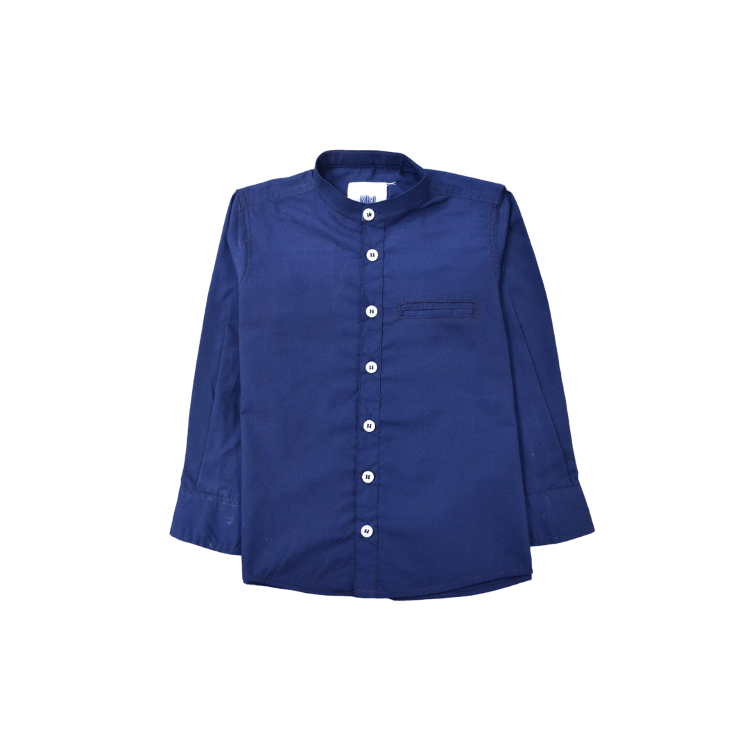 Simple colored Navy Blue Shirt - Miniwears