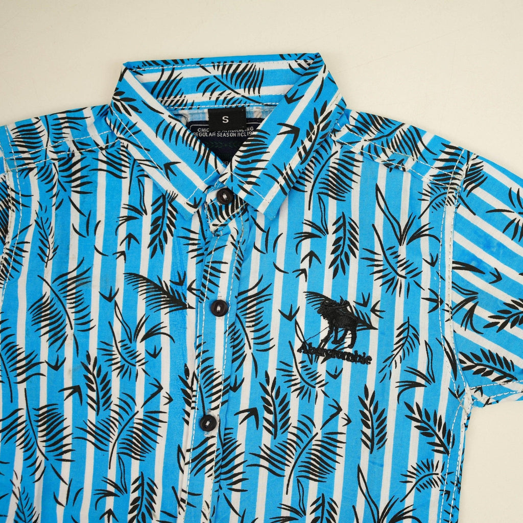 Sky Blue Cotton Dress Shirt - Miniwears