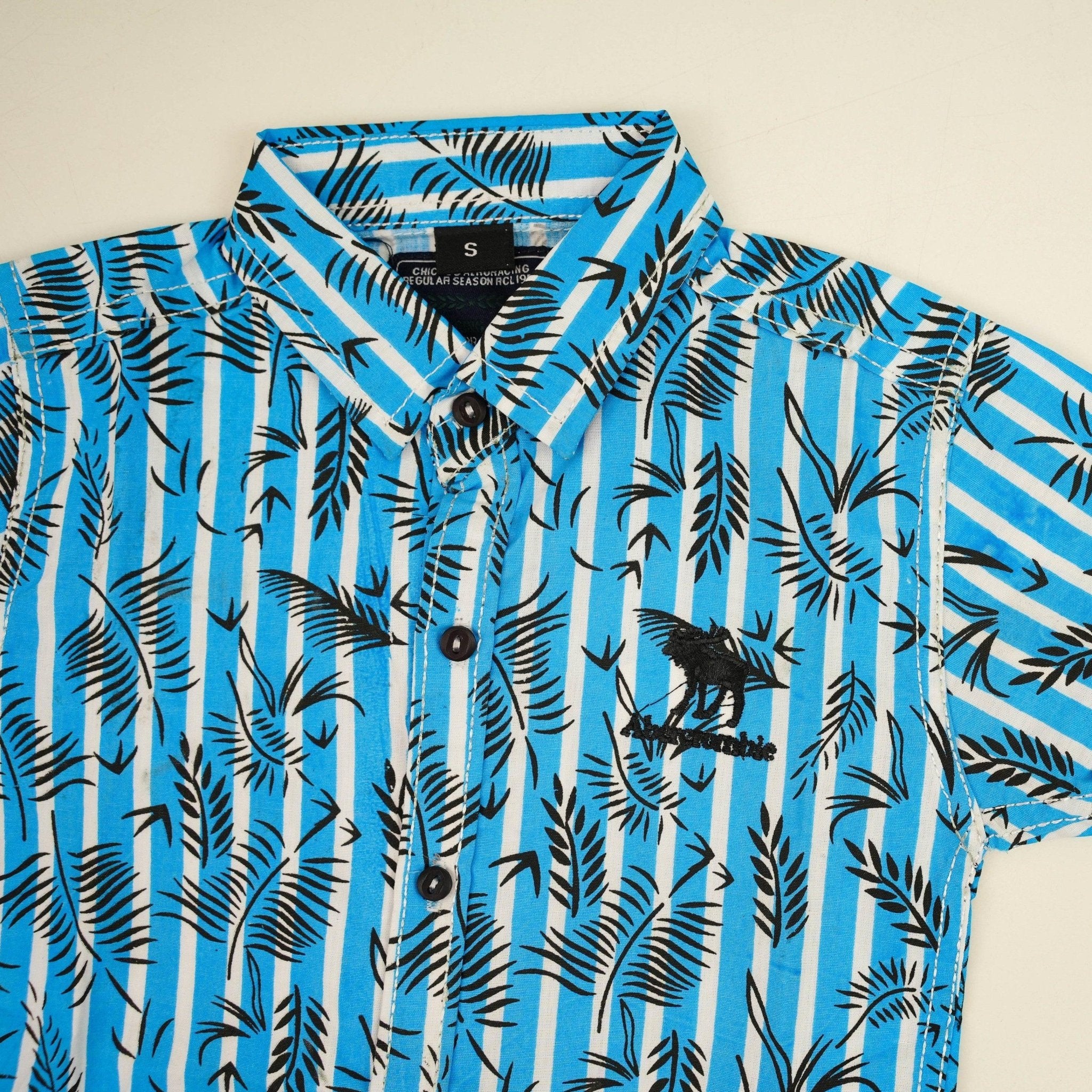 Sky Blue Cotton Dress Shirt - Miniwears