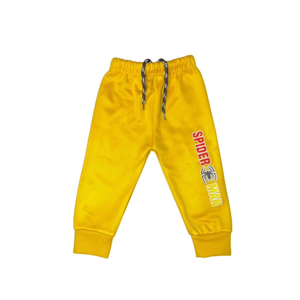 Spider Man yellow tracksuit (Polyester Fleece) - Miniwears
