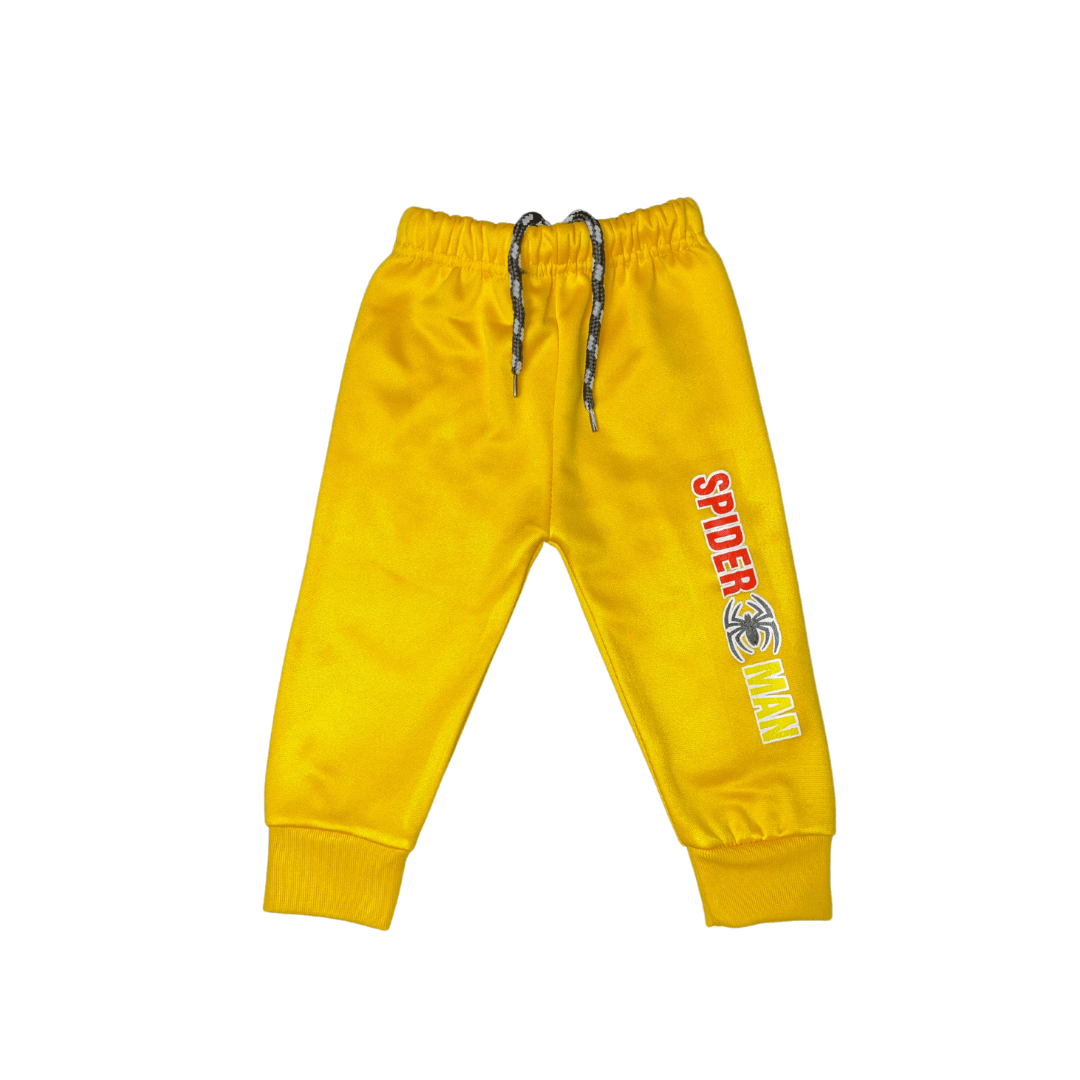 Spider Man yellow tracksuit (Polyester Fleece) - Miniwears