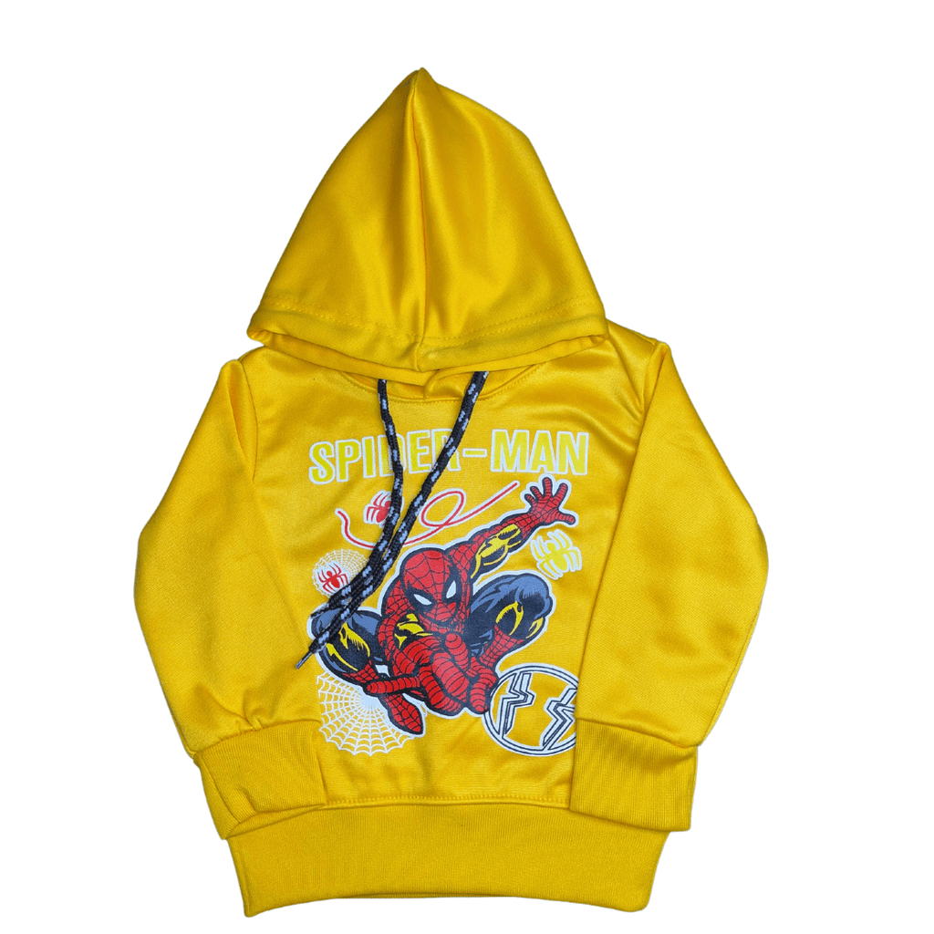 Spider Man yellow tracksuit (Polyester Fleece) - Miniwears