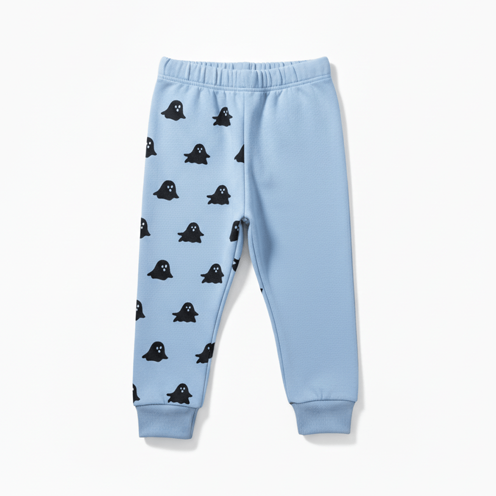 Spooky Ghost Sky Blue Tracksuit - Miniwears